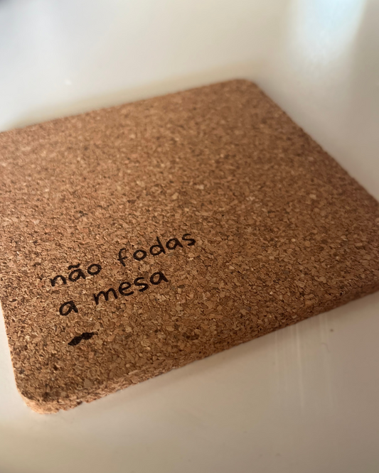 base de copos | não fodas a mesa (2 uni)